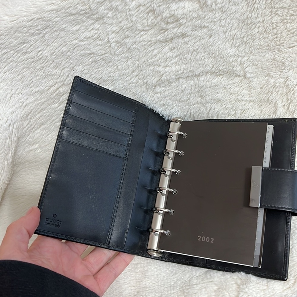 Auth. Gucci Wallet Planner 2002 - Picture 6 of 10